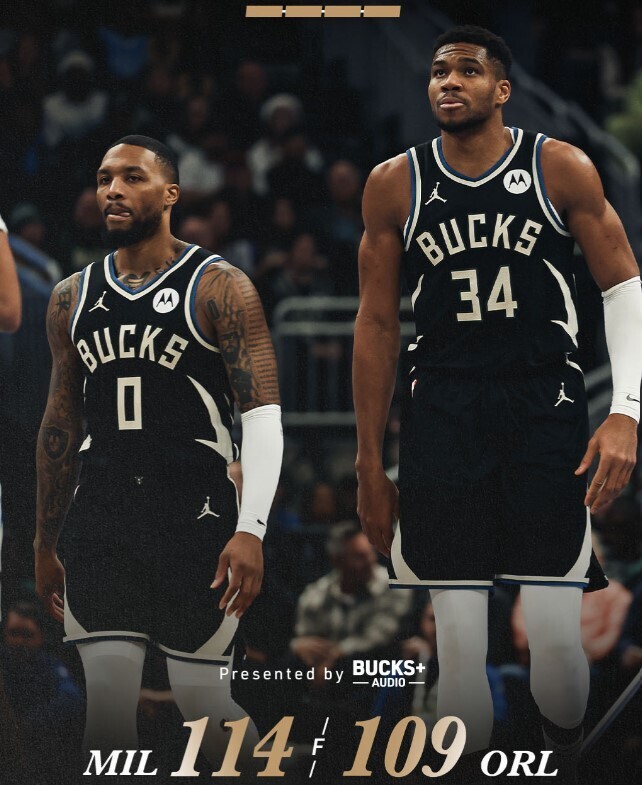 雄鹿客场战胜老鹰，遥遥领先